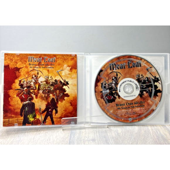Meat Loaf – Braver Than We Are (CD, 2016, 429 Records) Jim Steinman Songs - Picture 3 of 5